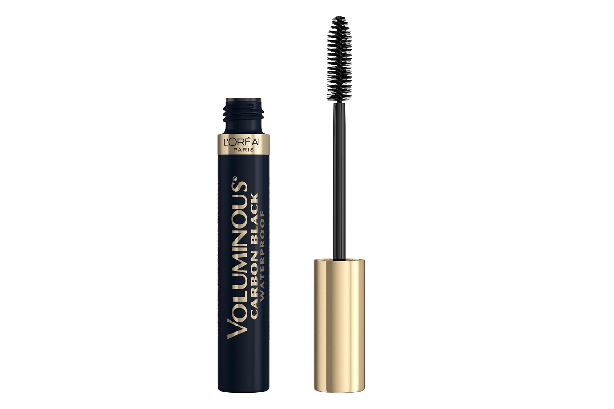 L'Oréal Voluminous Carbon Black Waterproof Mascara.