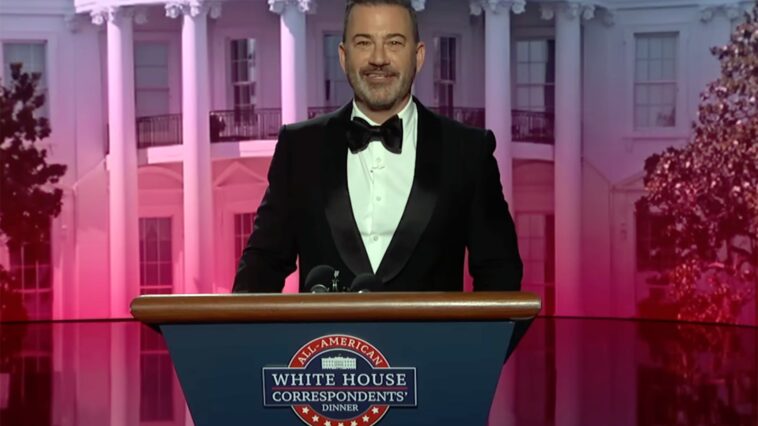 Jimmy Kimmel Parodies White House Correspondents' Dinner Monologue