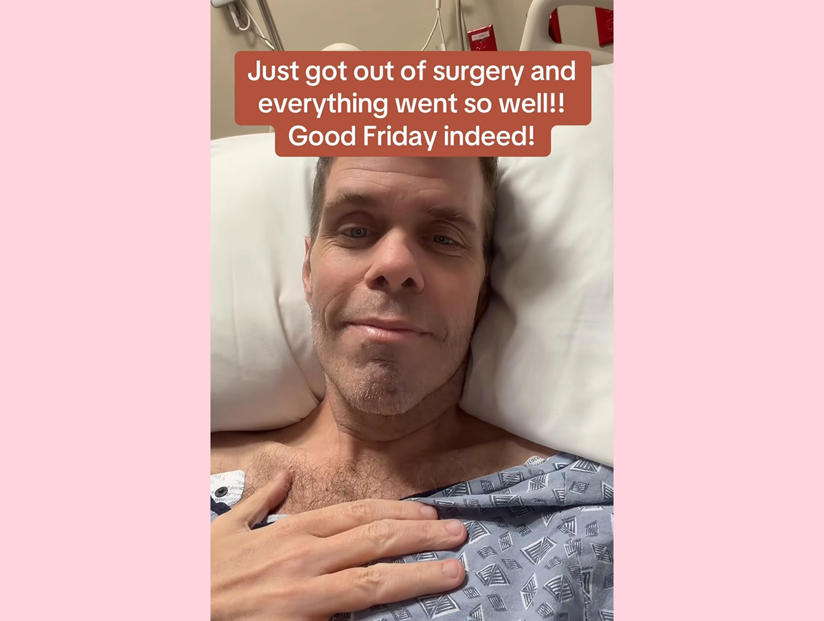 Just Got Out Of Surgery And... | Perez Hilton