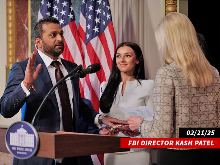 kash patel sworn in sub getty swipe
