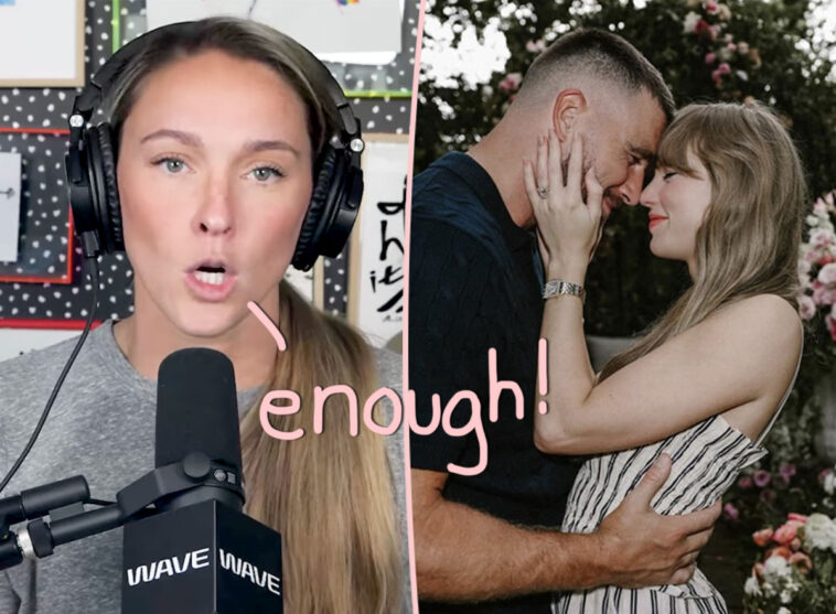 Kylie Kelce Is SICK Of Dodging Taylor Swift & Travis Kelce Wedding Questions: 'Suck My Ass!'