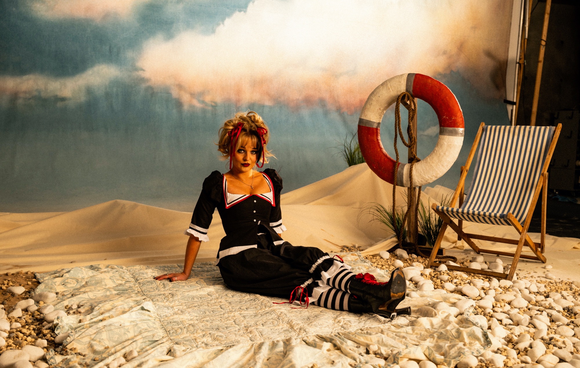 Luvcat looks back on "ghostly-looking lover" on spooky new single 'Vampire At The Beach’