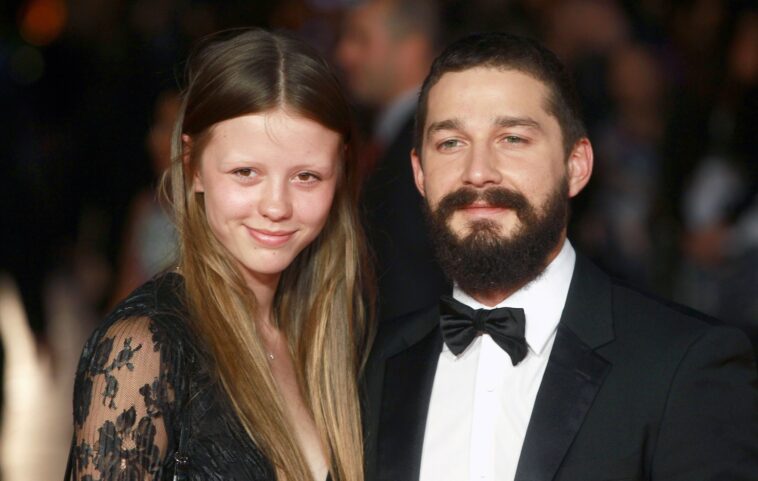 Mia Goth is reportedly aware of ex Shia LaBeouf's struggles "but there is nothing she can do to help him"