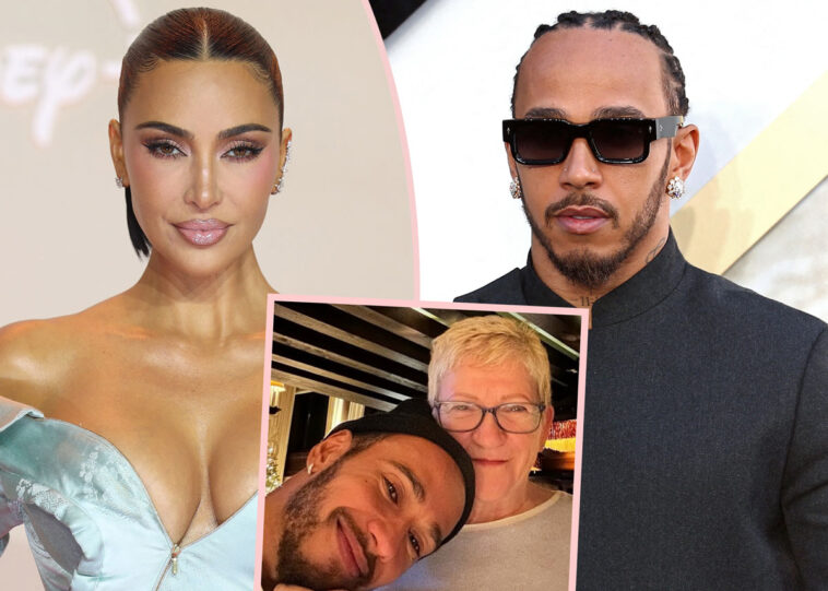 Oh, No! Lewis Hamilton’s Mom Is NOT Supportive Of Kim Kardashian Romance: REPORT