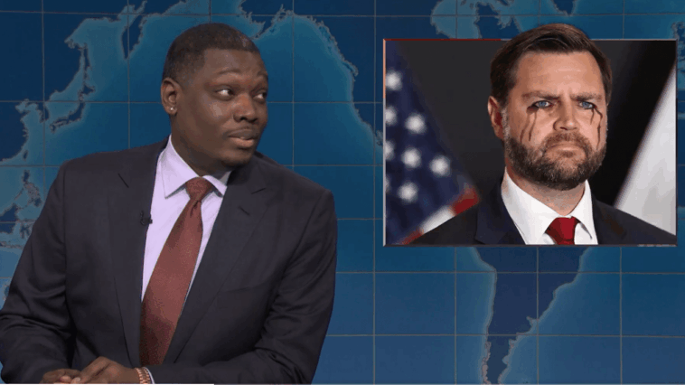 'SNL' Weekend Update Roasts JD Vance for Failed Iran Deal, 'Weird' Wife Comments