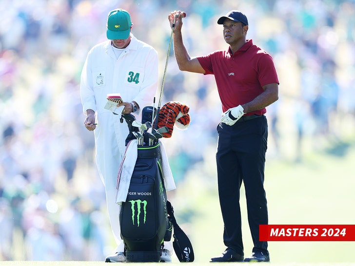 tiger woods masters 2024 getty