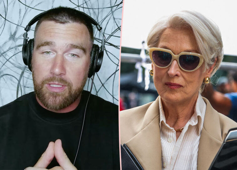 Travis Kelce Claps Back After Meryl Streep Shade! Hilarious!