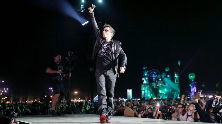 Watch Muse's Matt Bellamy make surprise appearance during Anyma's Coachella set