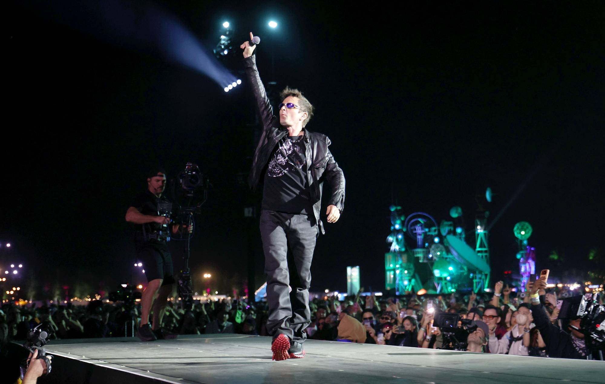 Watch Muse's Matt Bellamy make surprise appearance during Anyma's Coachella set
