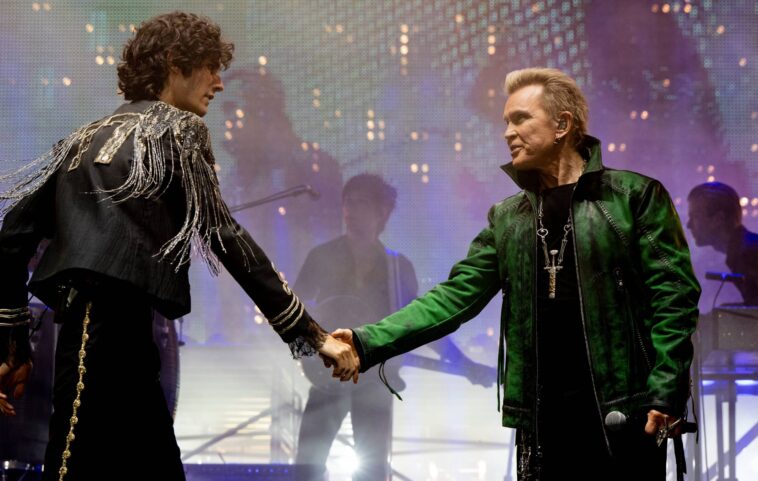 Watch Sombr joined by Billy Idol for 'Eyes Without A Face' at Coachella