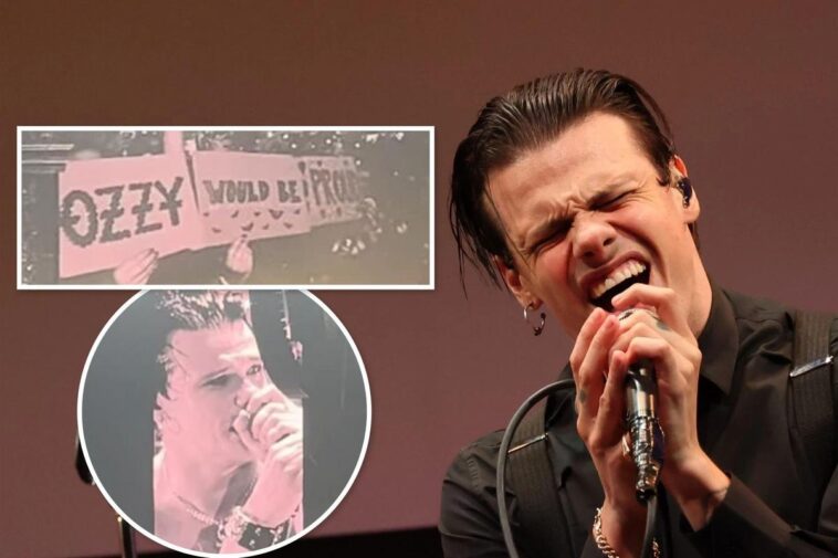 Yungblud Breaks Down During Tribute to Ozzy Onstage in Birmingham