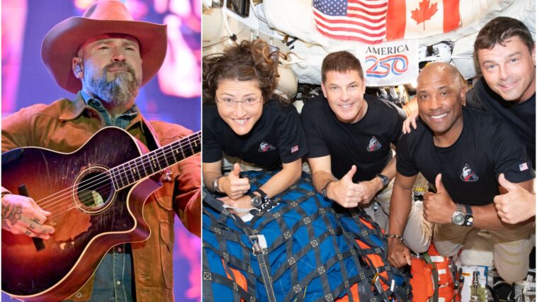 Zac Brown Wakes Up Artemis II Crew With Song 'Free' in Space