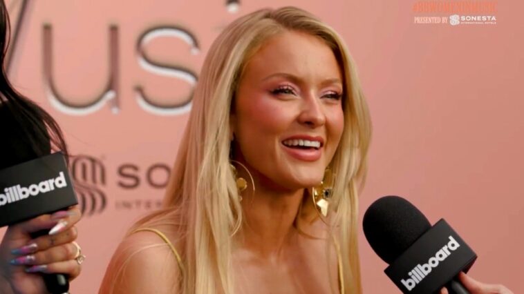 Zara Larsson on Receiving Breakthrough Award, Her Mount Rushmore of Women in Music | Billboard Women In Music 2026