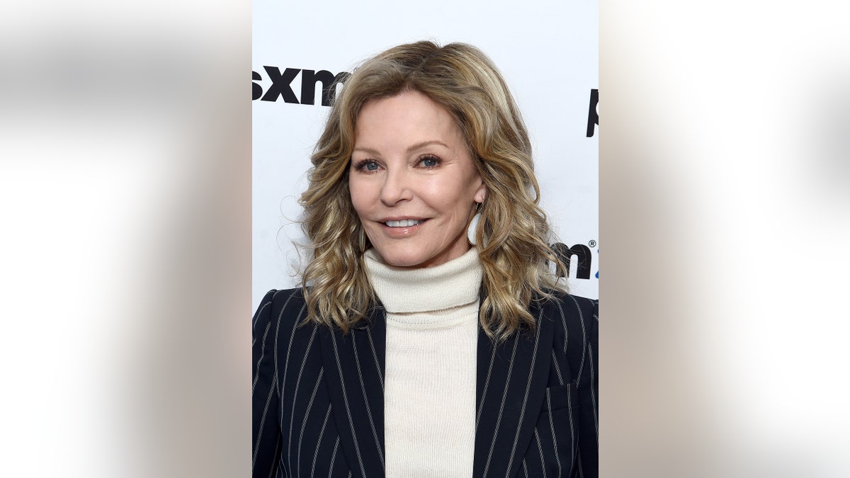 Cheryl Ladd standing inside SiriusXM Studios in New York City