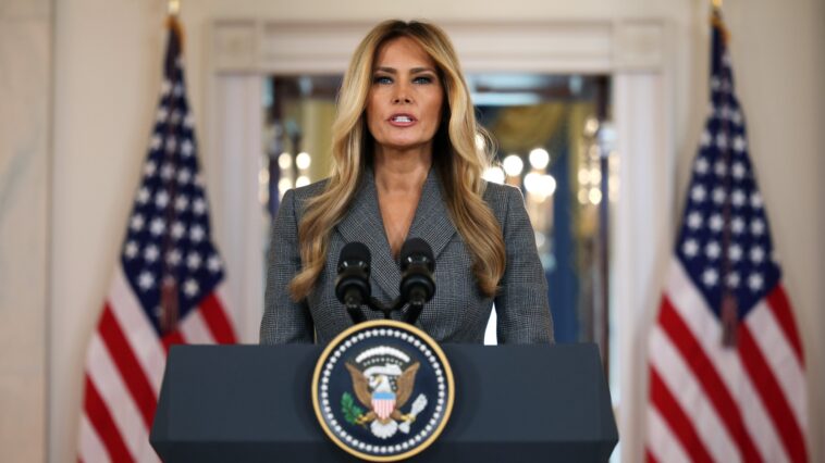 ‘SNL UK' nod to the week's biggest controversies with Kanye West and Melania Trump sketch