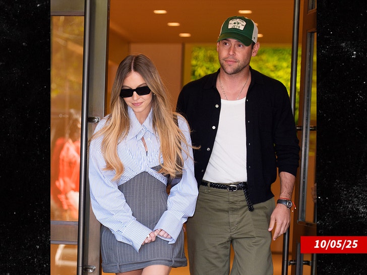 Sydney Sweeney and Scooter Braun getty 1