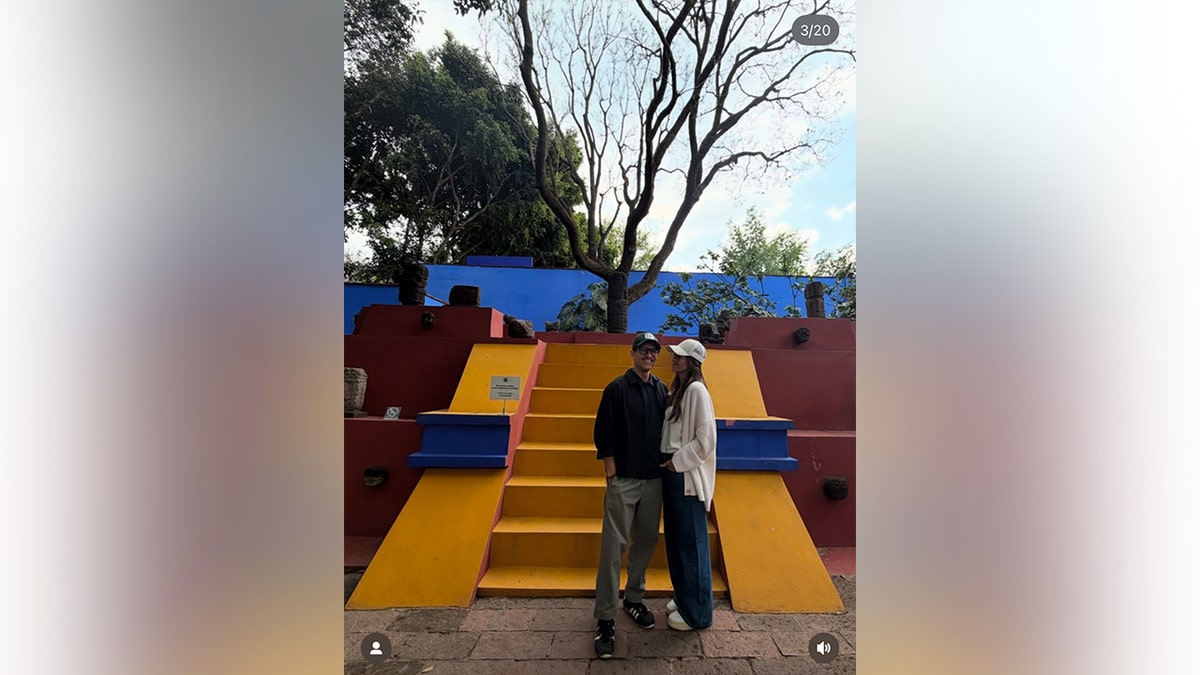 Jessica Alba and Danny Ramirez posing together