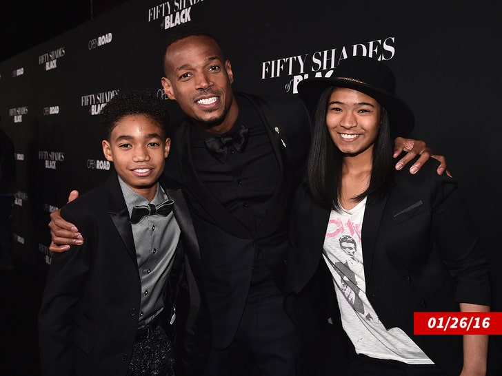 Marlon Wayans and family getty
