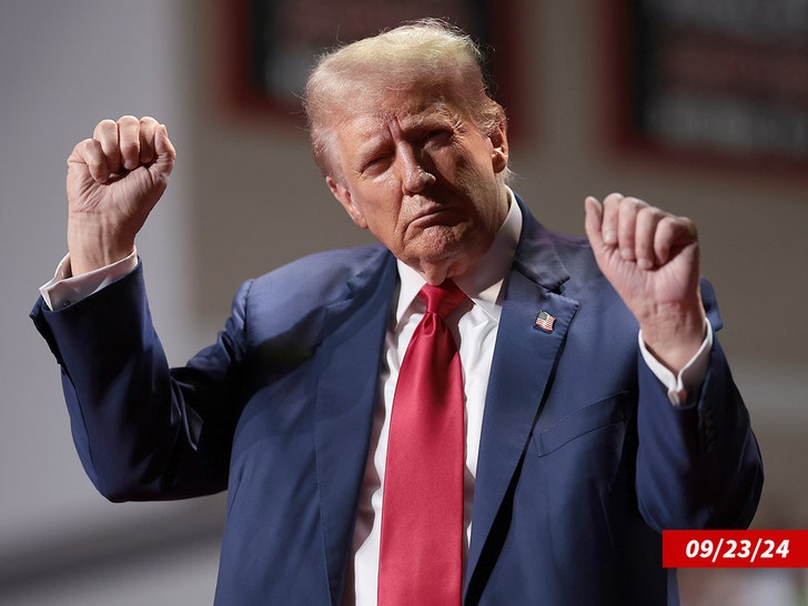 donald trump dance sub getty swipe 2