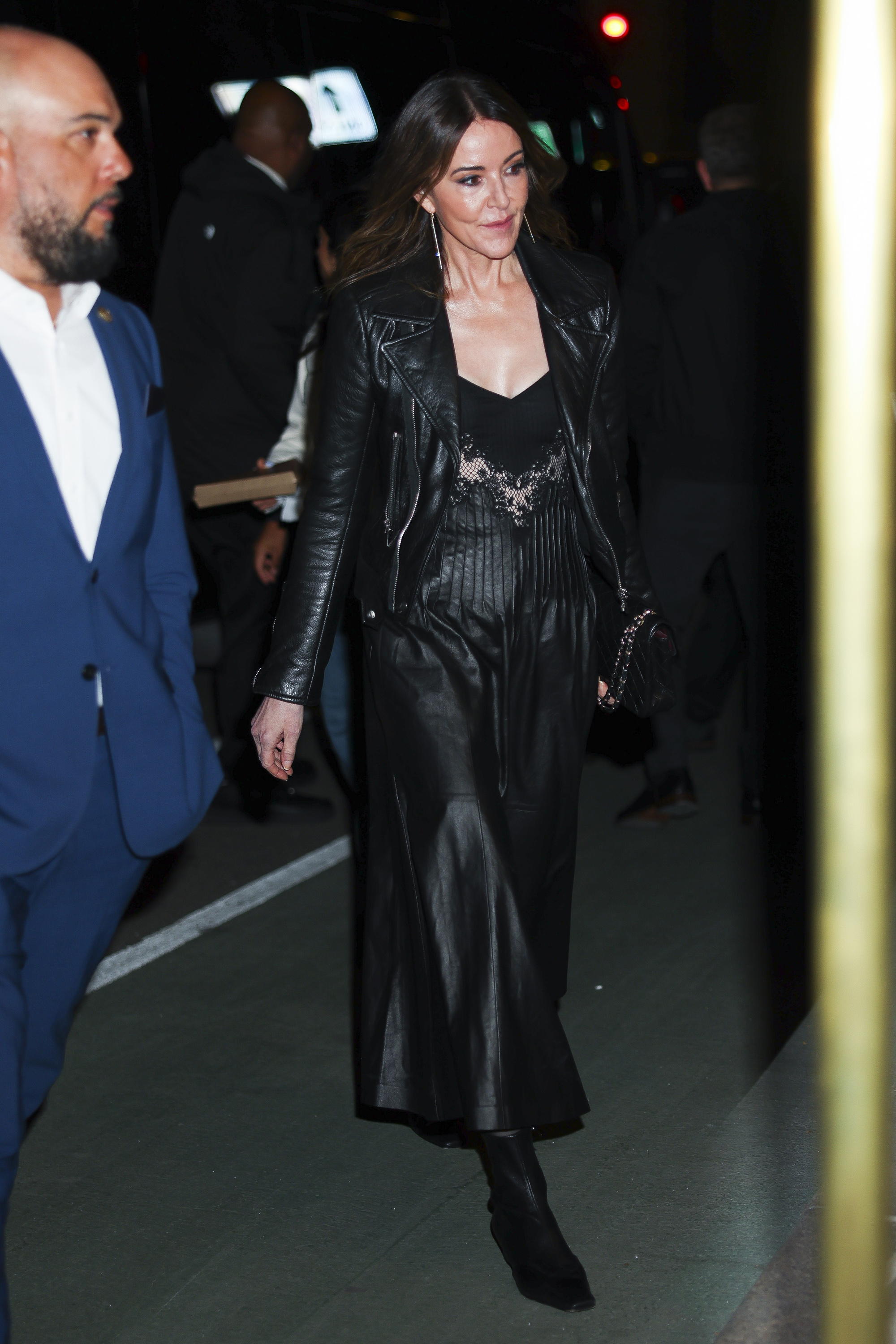 Christa Miller attends Jeff Bezos' star-studded Pre-Met Gala Celebration in New York.