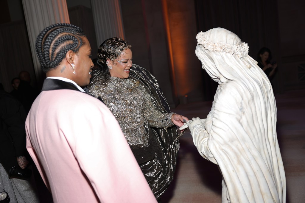 A$AP Rocky, Rihanna and Heidi Klum attend the 2026 Met Gala