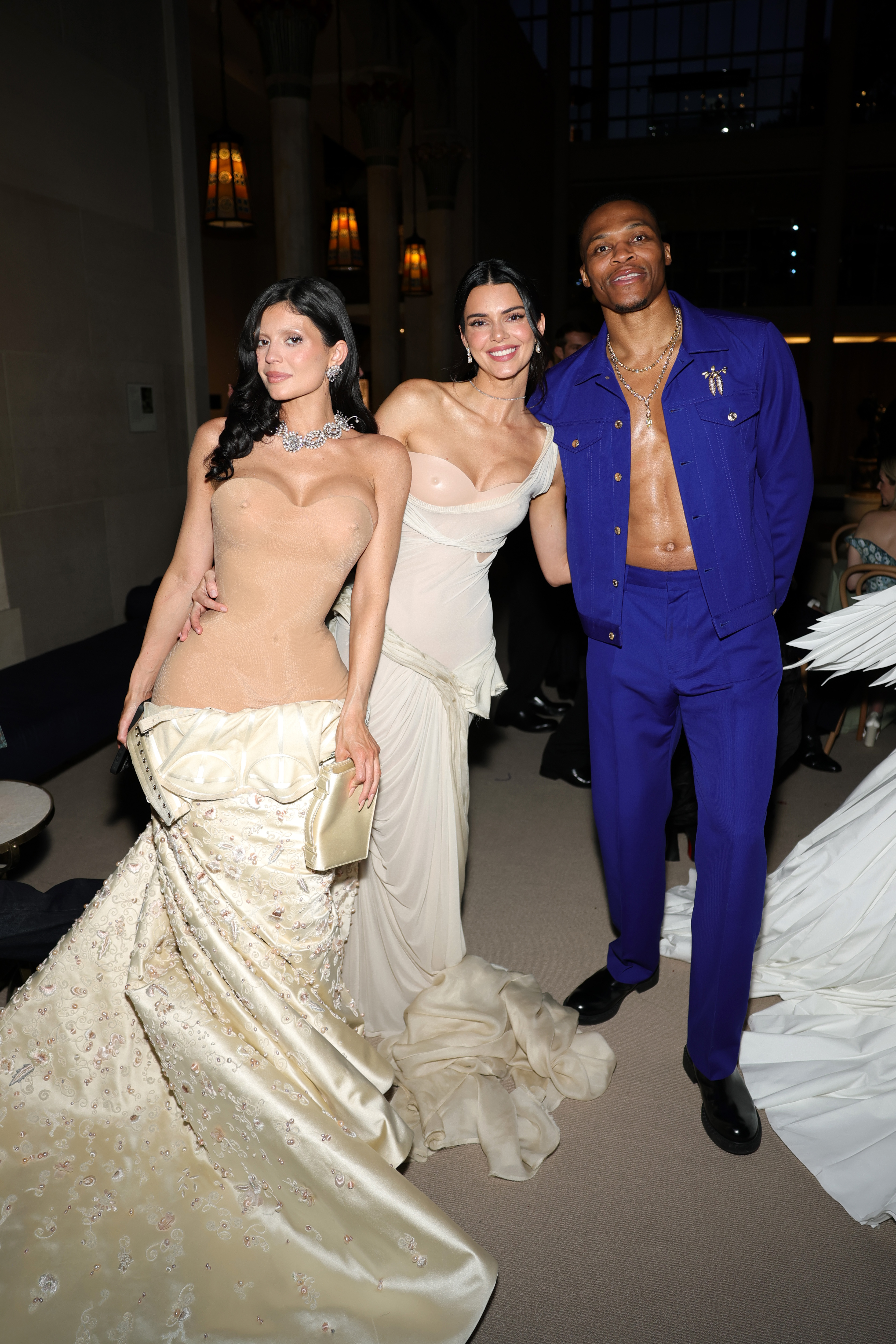 Kylie Jenner, Kendall Jenner and Russell Westbrook attend the 2026 Met Gala