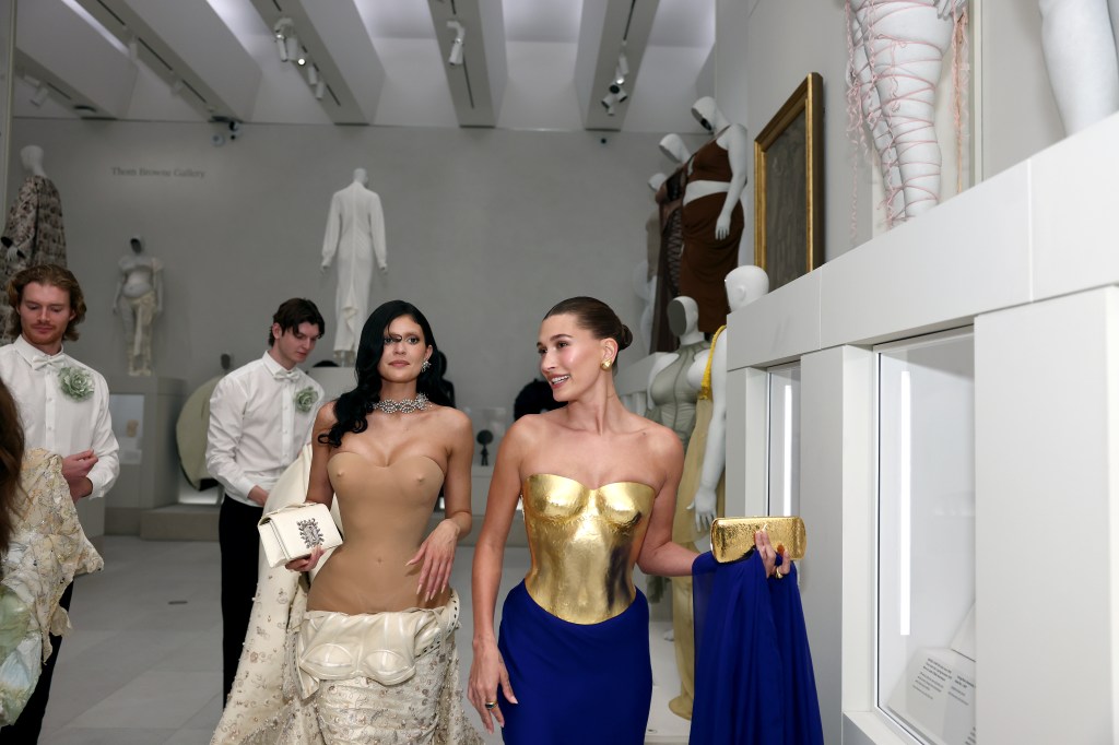 Kylie Jenner and Hailey Bieber attend the 2026 Met Gala