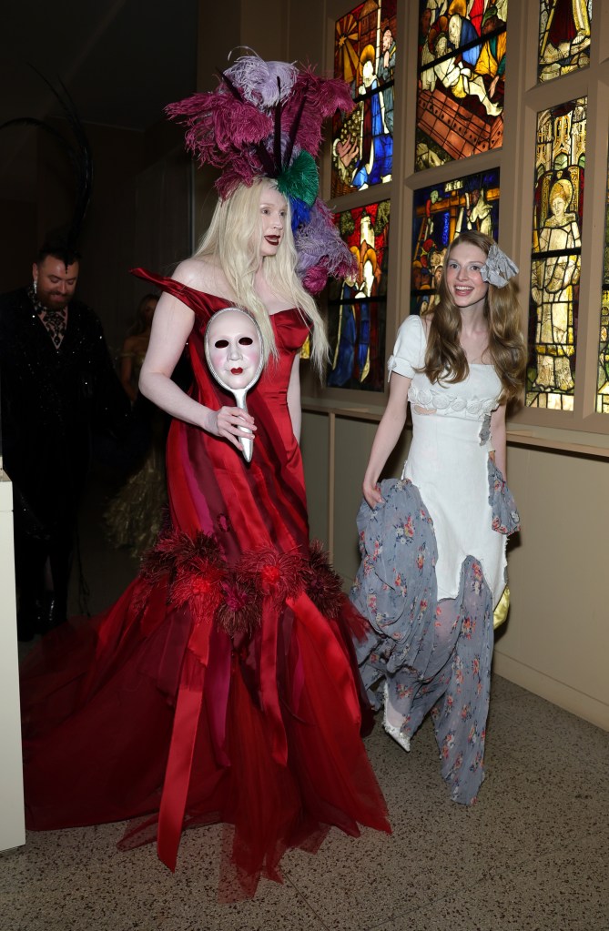 Gwendoline Christie and Hunter Schafer attend the 2026 Met Gala