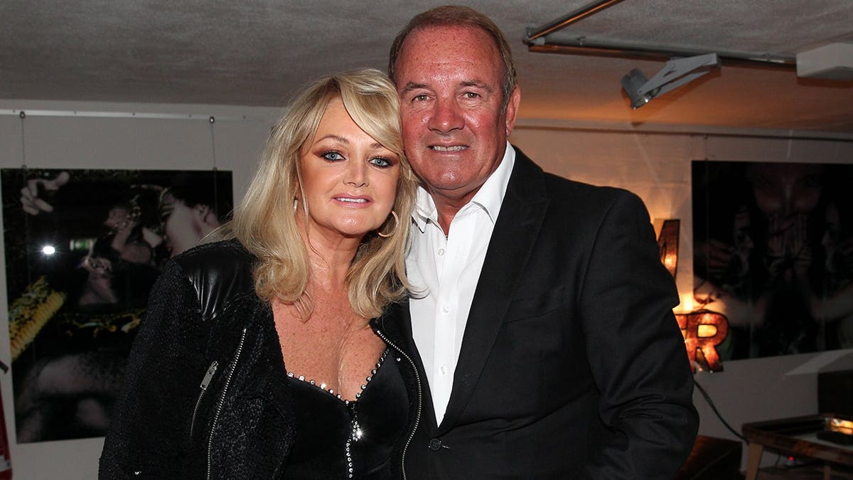 Bonnie Tyler and Robert Sullivan at the grand opening of KARE Kraftwerk in October 2014.