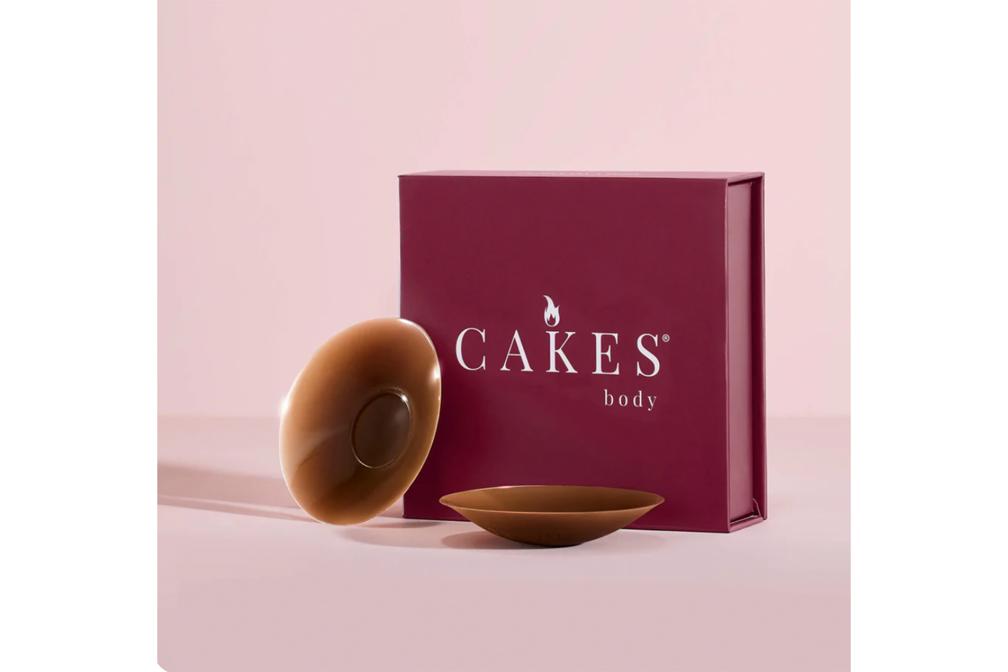 Cakes Body nipple covers and storage case.