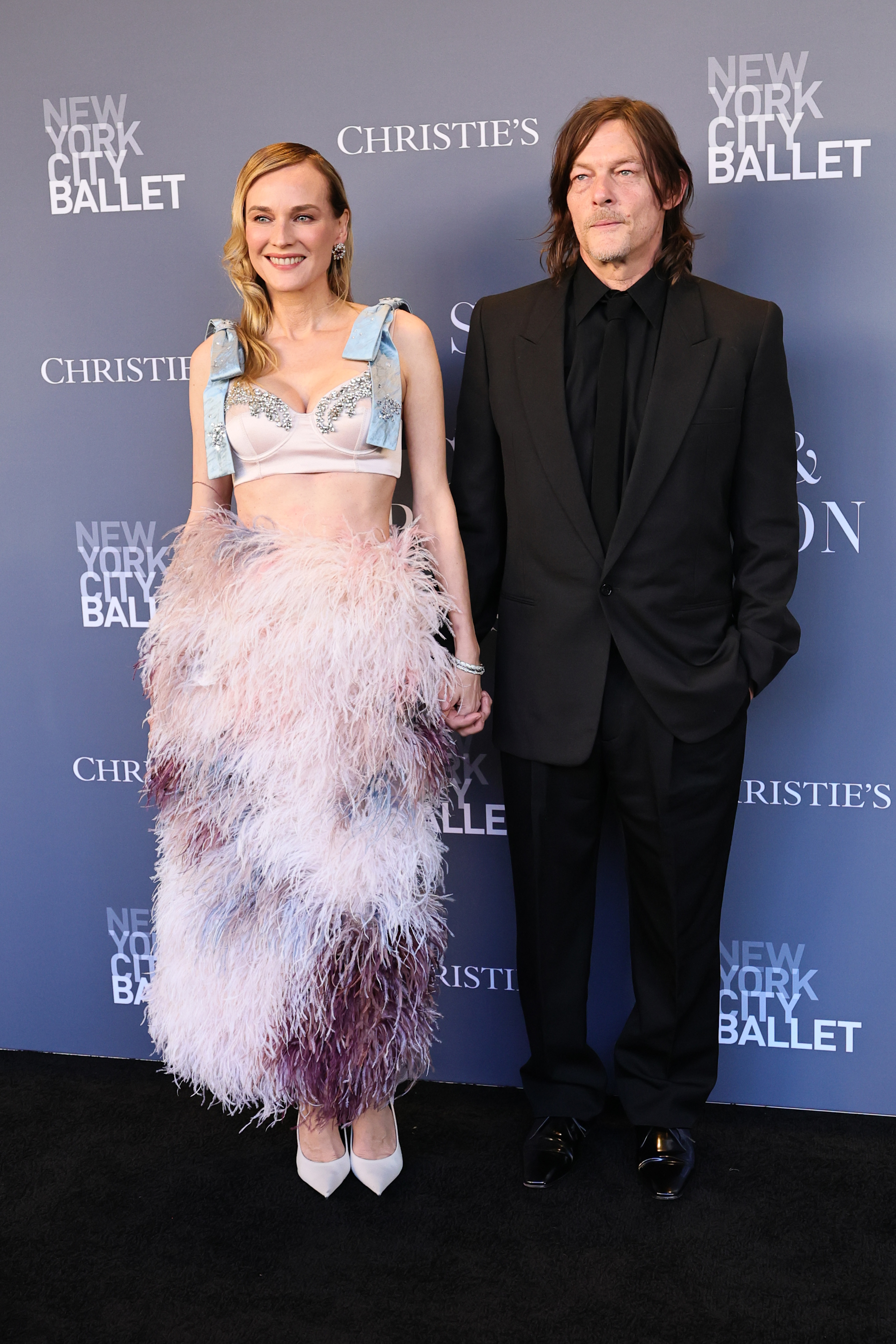 Diane Kruger and Norman Reedus, New York City Ballet Spring Gala 2026 red carpet