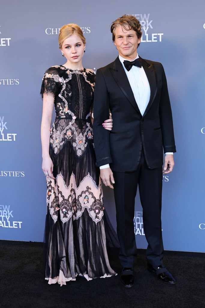 Harper Burtka-Harris and David Burtka attend the 2026 New York City Ballet Spring Gala