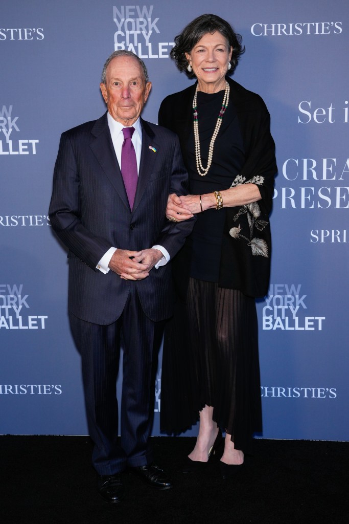 Mike Bloomberg and Diana Taylor attend the 2026 New York City Ballet Spring Gala