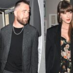 Taylor Swift wears Zimmermann floral dress for London date night with Travis Kelce