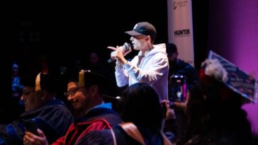 Peso Pluma Speaks at First CUNY-Wide Mexican-American Graduation