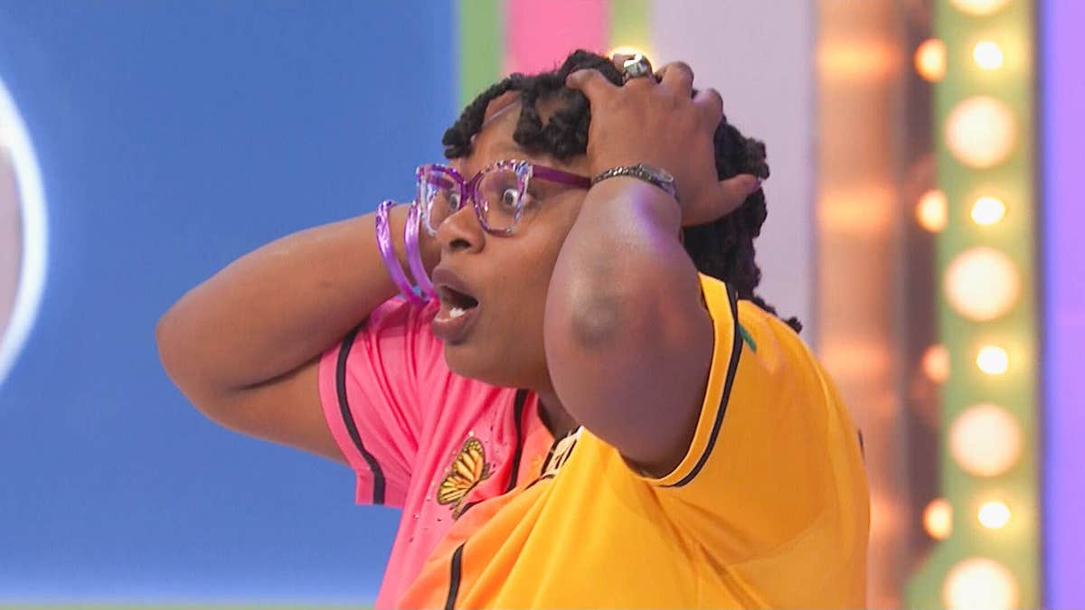 Vanesa standing on The Price Is Right set