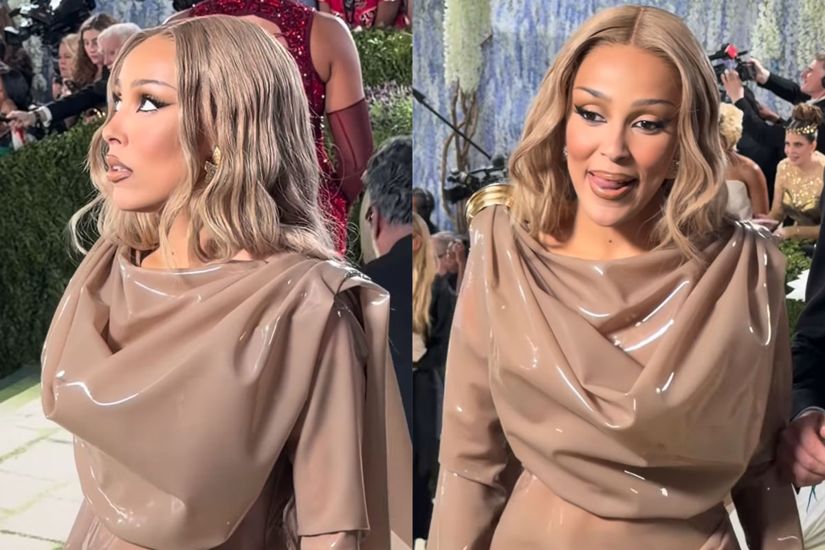 Doja Cat Is A Monochromatic Dream On The Met Gala Red Carpet!