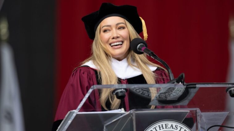 Hilary Duff's Northeastern University Commencement Speech