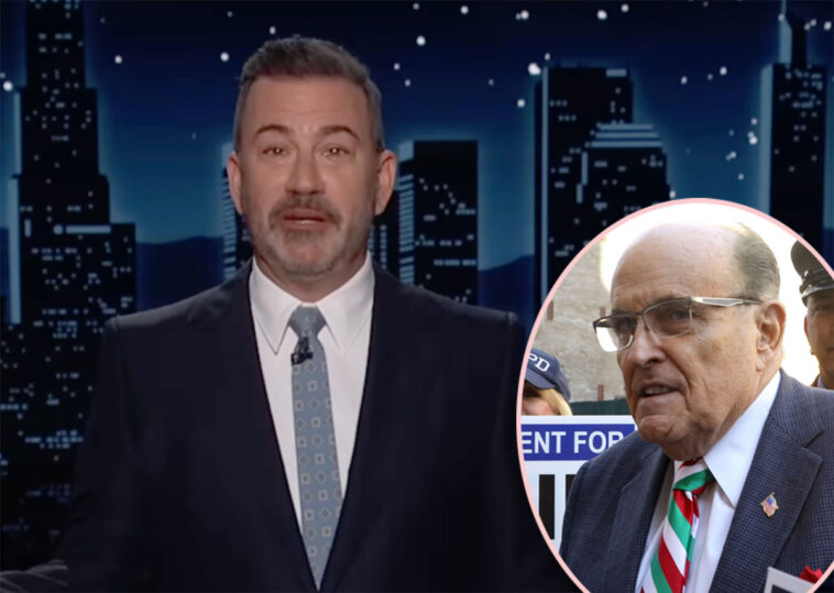 Jimmy Kimmel Jokes About Rudy Giuliani Rising 'From The Grave' - Days Before Hospitalization!