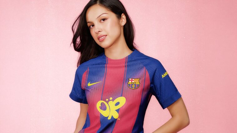 Olivia Rodrigo Drops FC Barcelona Jersey, Announces Intimate Concert