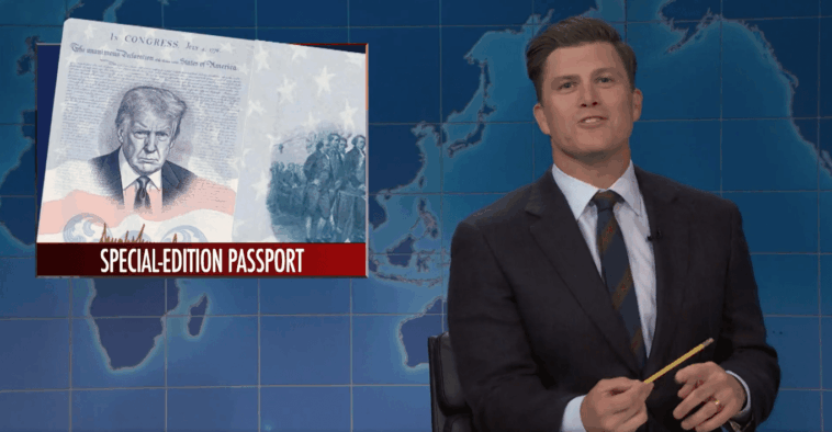 'SNL' Weekend Update Mocks Donald Trump's Passport Move, King Charles' Visit