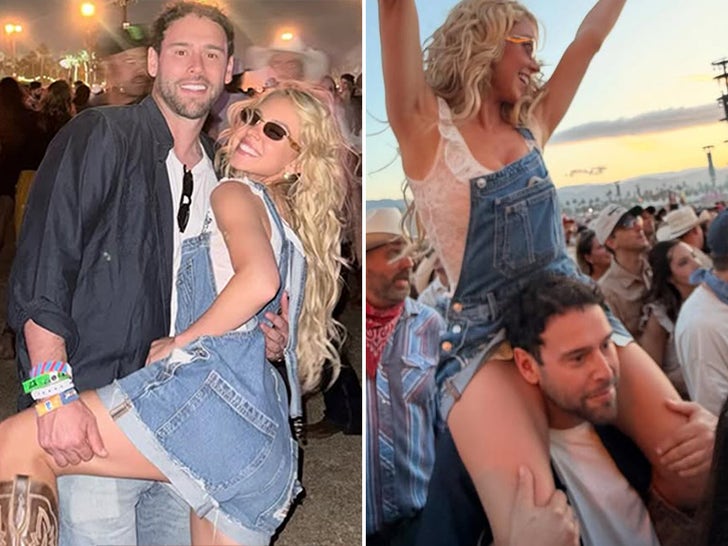 Sydney Sweeney and Scooter Braun Pack On The PDA At Stagecoach