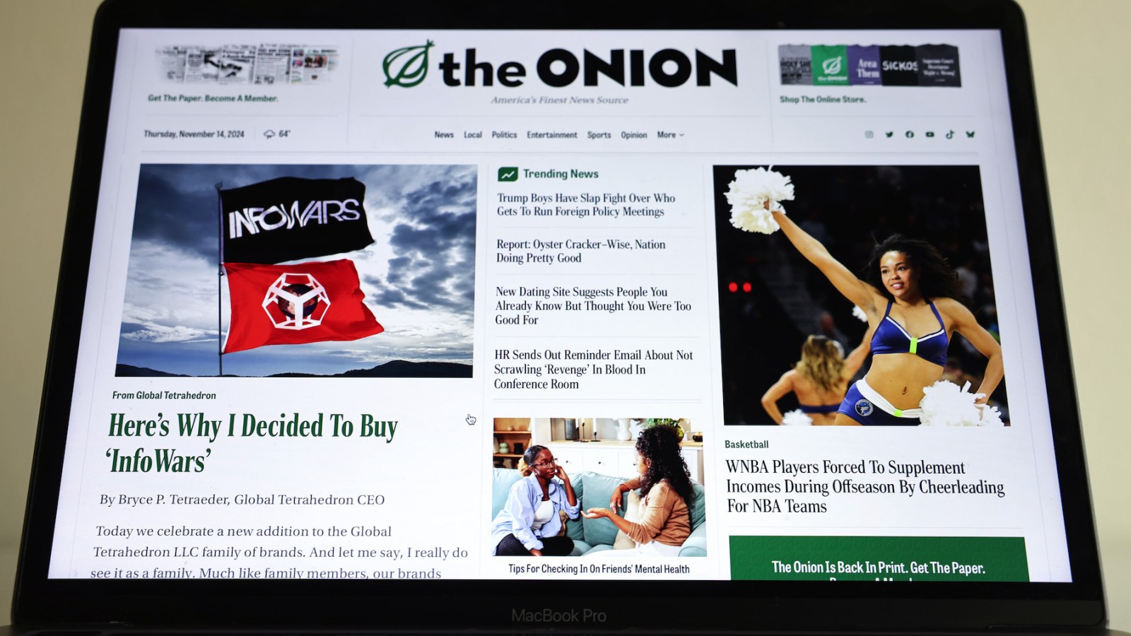 The Onion and Tim Heidecker's InfoWars Takeover Delayed by Texas Court