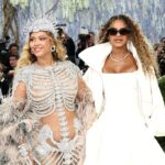 Tina Knowles Reacts to Beyonce, Blue Ivy on the Met Gala Red Carpet