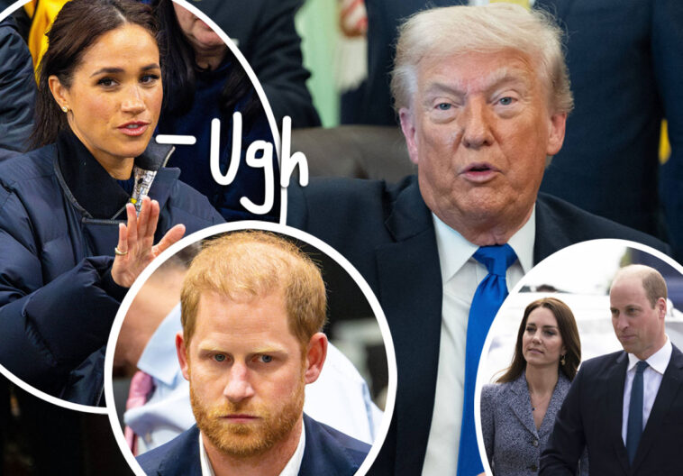 Trump TRASHES Meghan Markle While Praising 'Perfect' Princess Catherine & Questioning Prince Harry's Royal Comeback